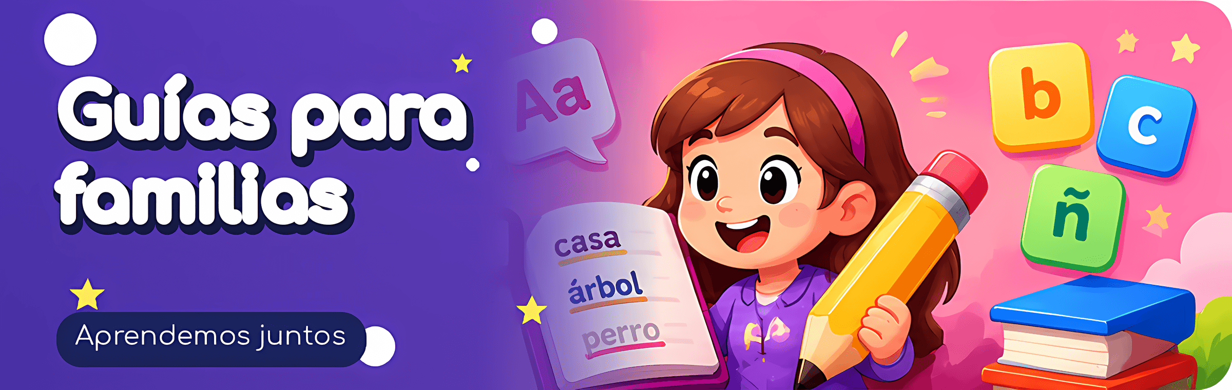 Ilustración de Guías para familias y profes