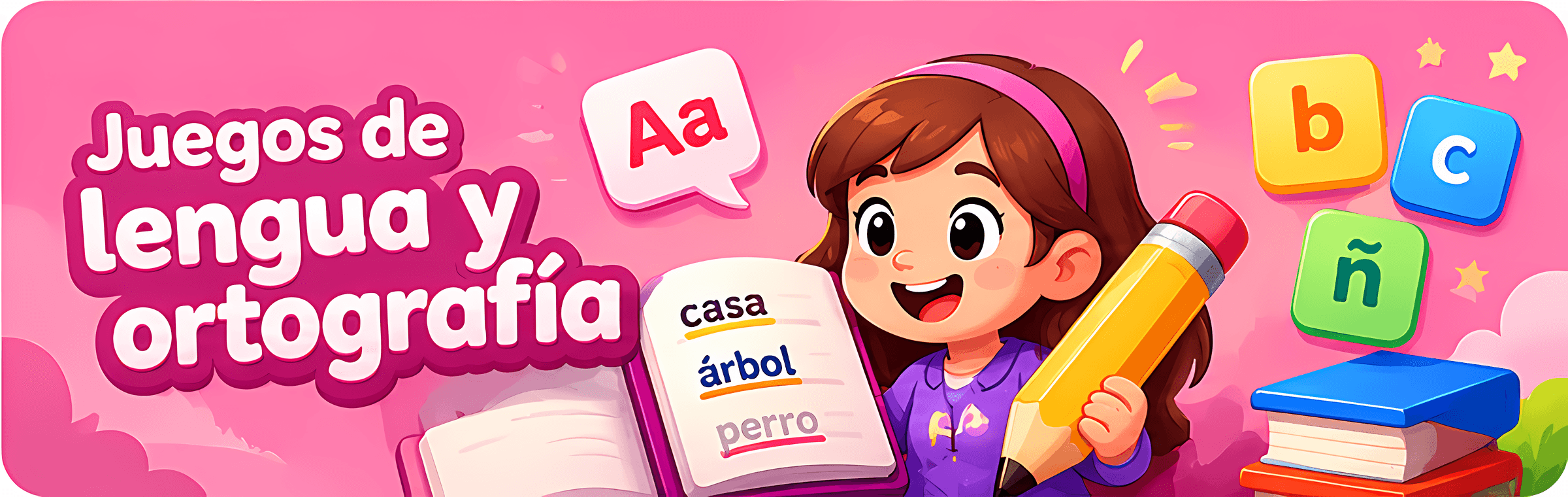 Ilustración de Juegos de lengua y ortografía